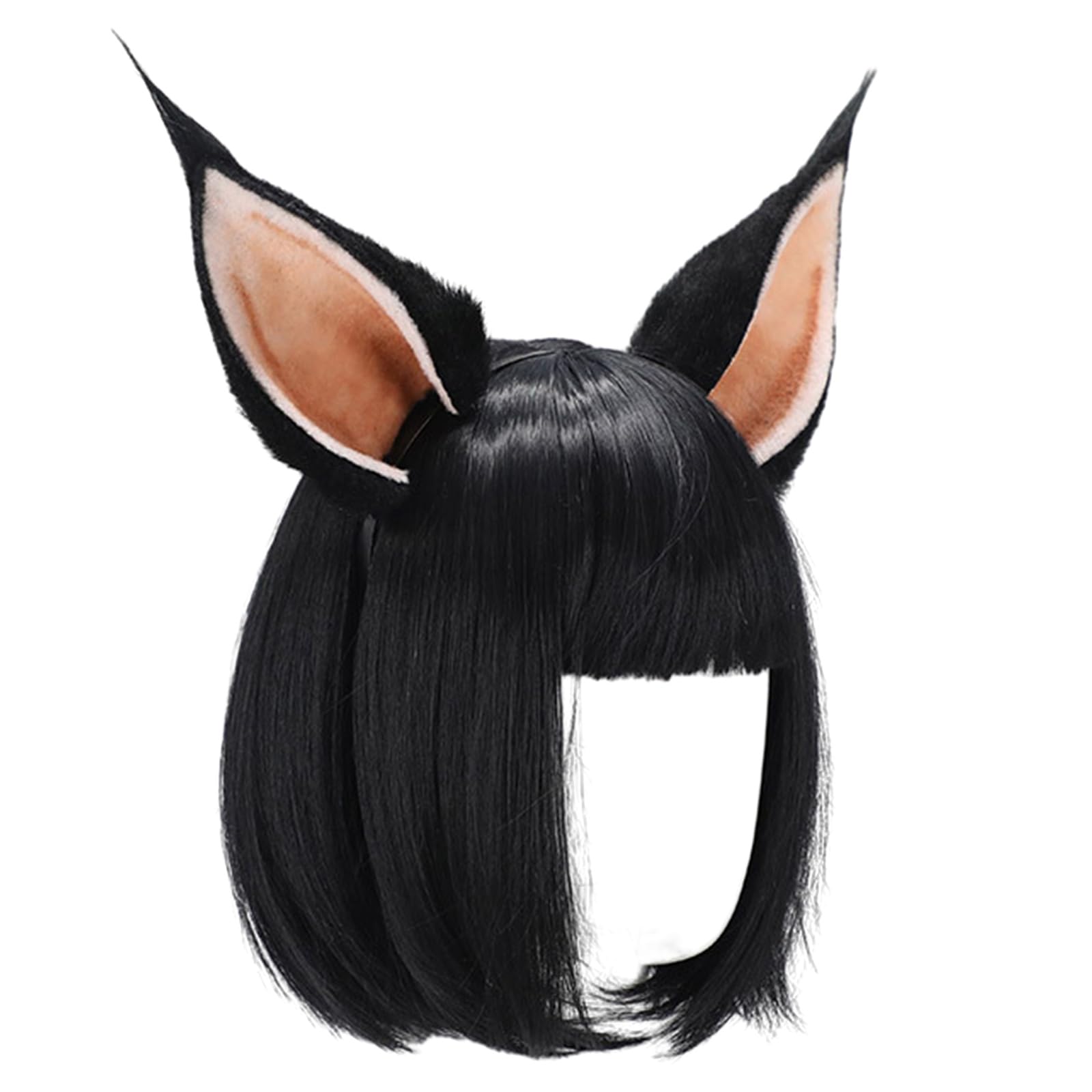 HDKEAN Anime Maid Hairhoop für weibliche Plüsch-Katzenohren, Kopfschmuck für Cosplay, Kostüm, Halloween, Party, Kopfschmuck