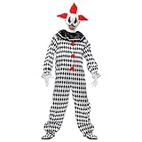 W WIDMANN MILANO Party Fashion - Kostüm Circus Clown, Overall, Killer Clown, Horrer, Harlekin, Halloween, Karneval