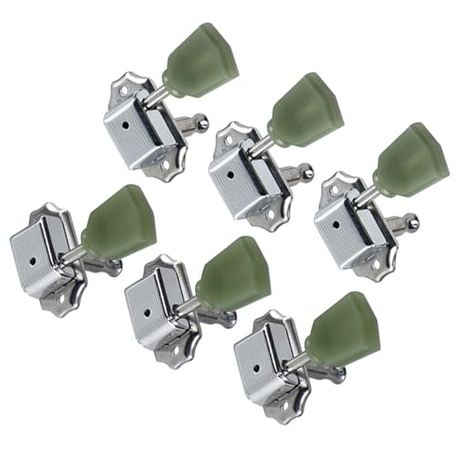 Strings Tuning Pegs Mechaniken Für Gitarre E-Gitarre Metallknopf-Mechaniken, vollständig geschlossene Stimmwirbel, Saiten, rautenförmig (Color : 3/4)