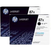 HP Toner CF287XD (87X) - Doppelpack - Schwarz - Kapazität: 2x 18.000 Seiten (CF287XD)