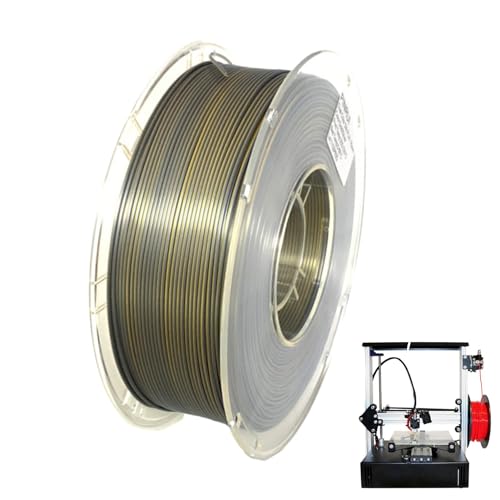 3D-Druckseide,3D-Druckerfilament, 3D-Drucker-Verbrauchsmaterial Filament, Mehrfarbiges Filament mit schnellem Farbwechsel, 1,75 mm Spulenfilament