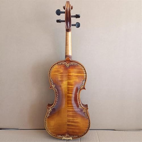 Standard Violine Europäische Fichte Handgeschnitzt Violine 4/4 Gravur Professional