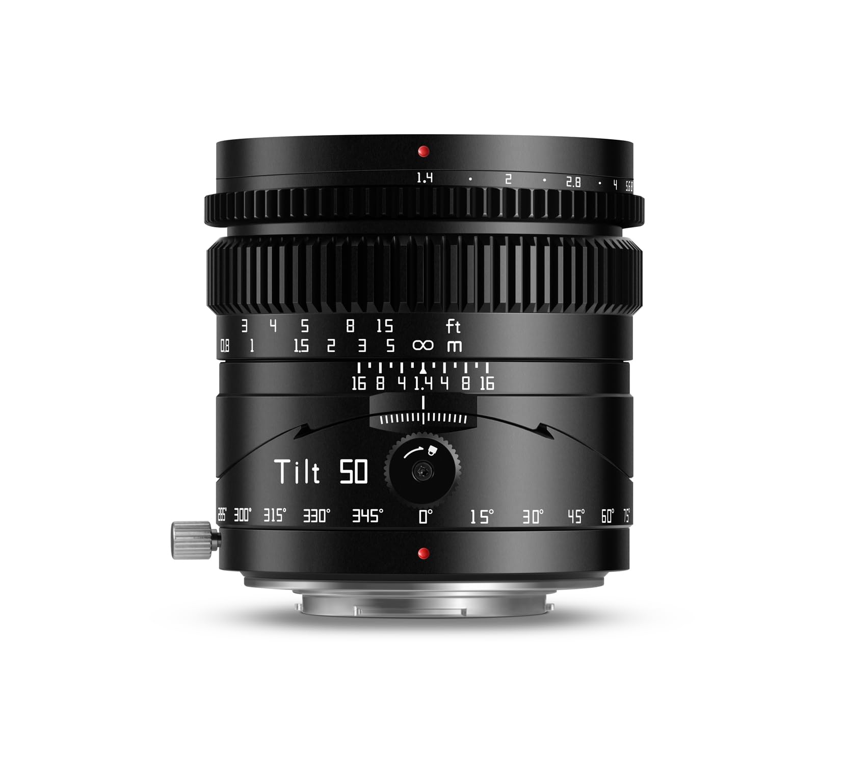 TTArtisan 50 mm F1.4 Neigungsobjektiv mit Metallgehäuse, kompatibel mit Micro Four Thirds M43-Halterung, Schwarz