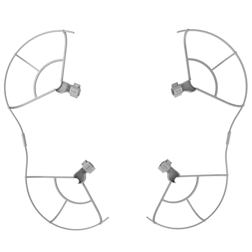 Drohnenzubehör for DJI Mini 4 Pro Zubehör Propellerschutz Klingenschutzabdeckung Antikollisionsring Fahrwerk Faltbare verlängerte Beine Das ist austauschbar(Propeller guard)