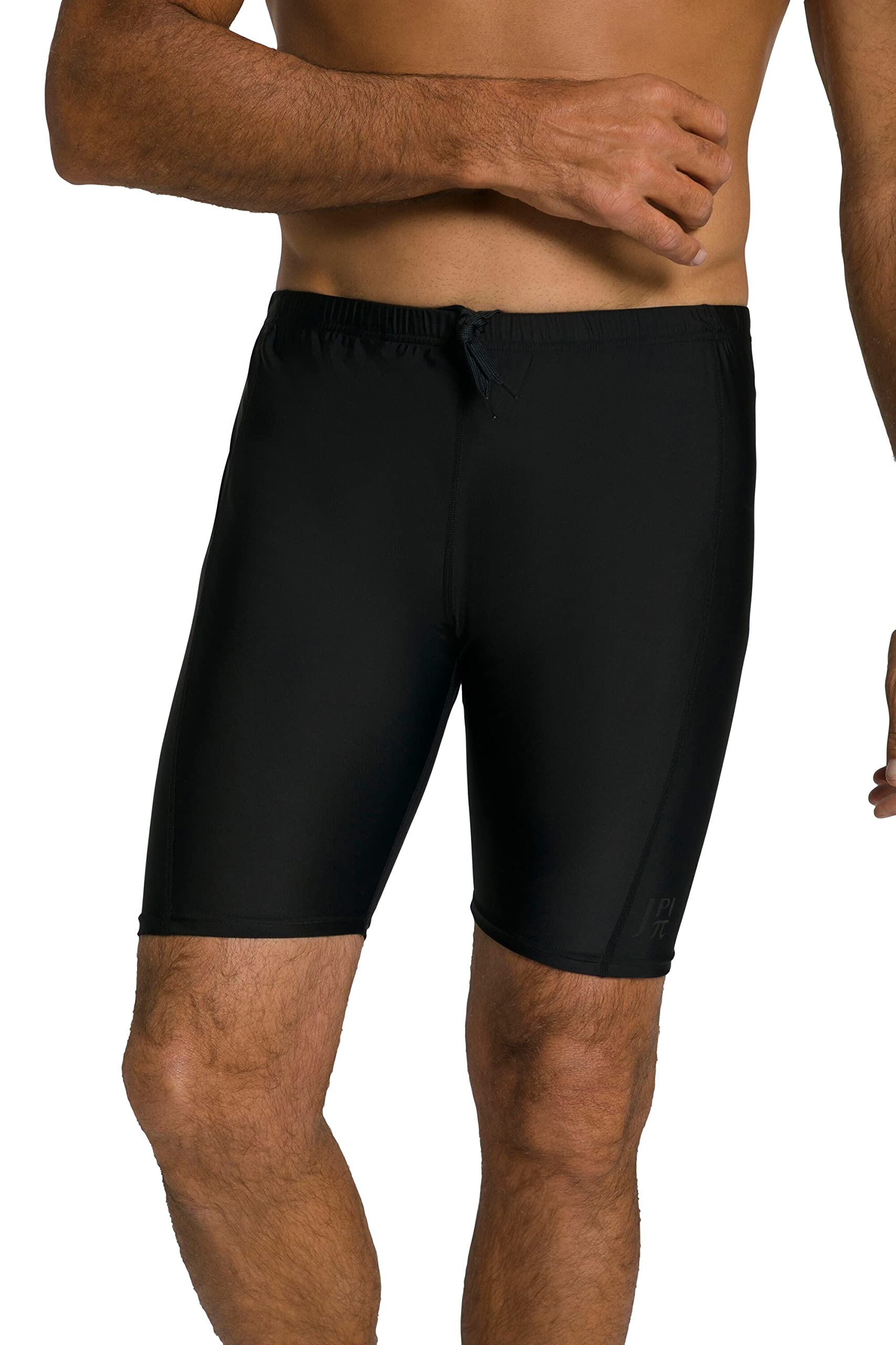 JP 1880 Herren Jay-pi Badepants, Beachwear, Elastikbund Badehose, Schwarz, 3XL EU