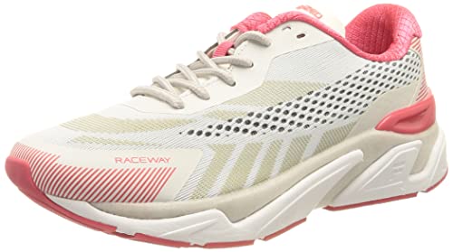 FILA Damen Raceway WMN Laufschuh, White-Teaberry, 39 EU Schmal