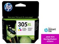 HP Original 305XL Druckerpatrone - cyan, magenta, gelb (3YM63AE)