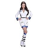 Widmann - Kostüm Astronautin, Overall und Stiefelüberzieher, Weltraumfahrerin, Karneval, Mottoparty