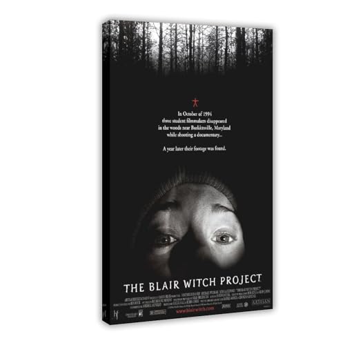 biegzc Filmposter "The Blair Witch Project" – 1999 – Horror – ein Blatt Kunstwerk – Digitaler Download Leinwand Poster Schlafzimmer Dekor Landschaft Büro Zimmer Dekor Geschenk 20 x 30 cm