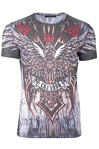 Cipo & Baxx Herren T-Shirt CT746 Grau L