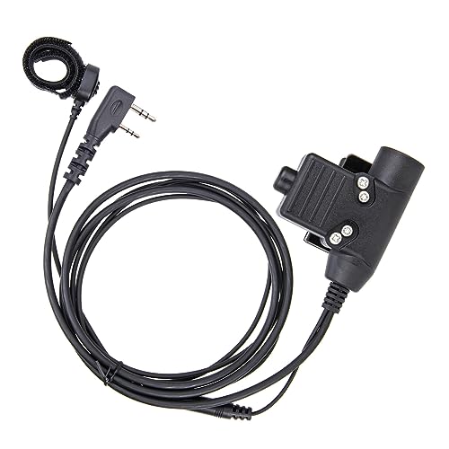 U94 Headset Adapter TK-3107/ BF-888S/ Talkie Fingermikrofon 2-Wege Radio