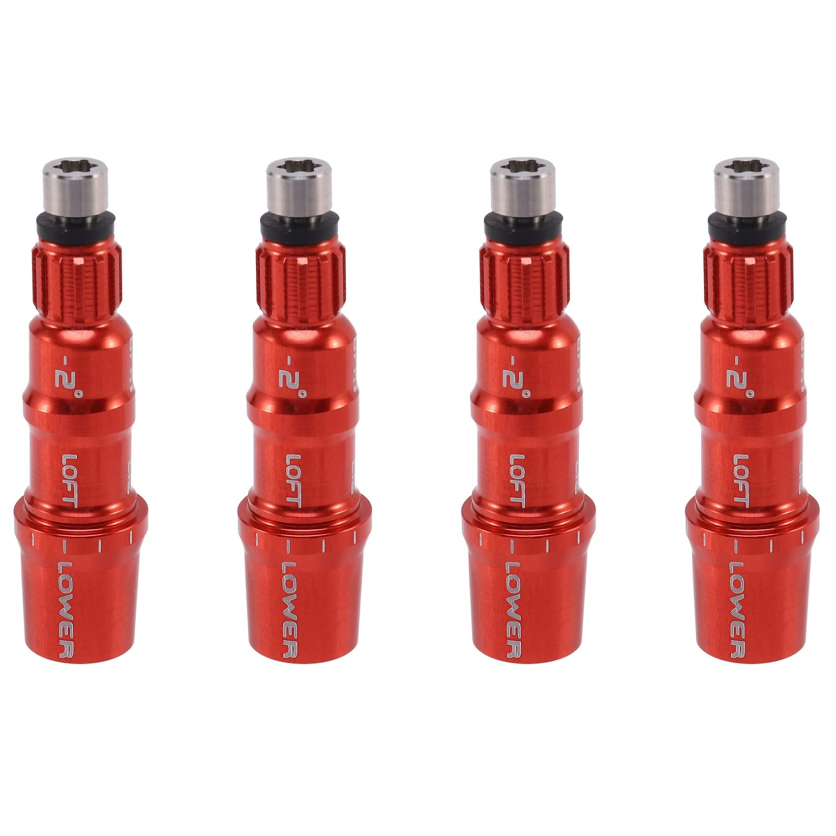 SICOSALT 4X 335 RH Golf Adapter Hülle für SIM, M1, M2, M3, M5, M6 Custom Driver Rot