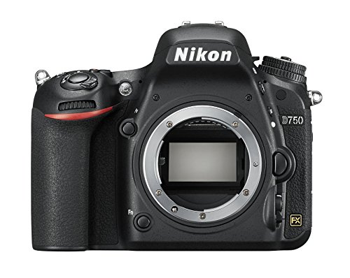 Nikon D750 SLR-Digitalkamera (24,3 Megapixel, 8,1 cm (3,2 Zoll) Display, HDMI, USB 2.0) nur Gehäuse schwarz (Generalüberholt)