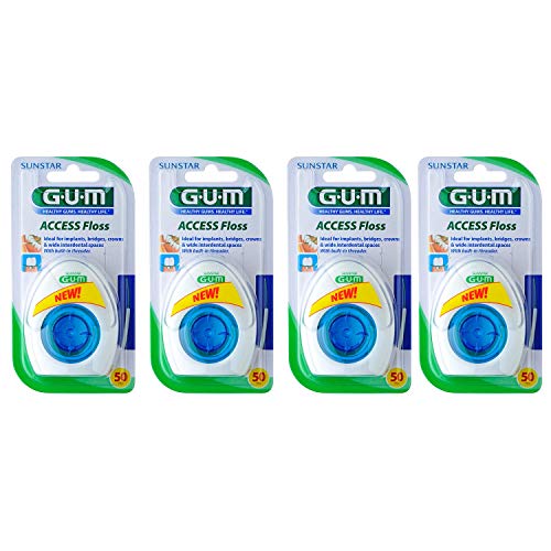 GUM ACCESS Floss für 50 Anwendungen, 6er Vorteilspack (6 Stück)