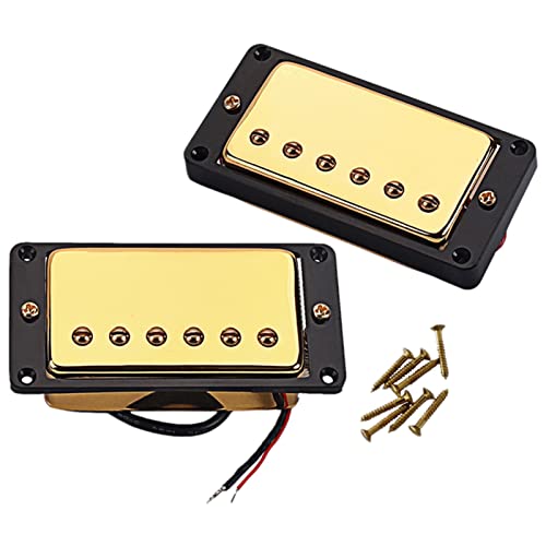 ZENGXUE 2 Doppelspulenbrückenträger Für LP E-Gitarre 50/52 Mm Humbucker Tonabnehmer Set