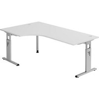 kaiserkraft FINO-Freiformtisch, H 680 - 760 mm, BxT 2000x1200 mm,lichtgr