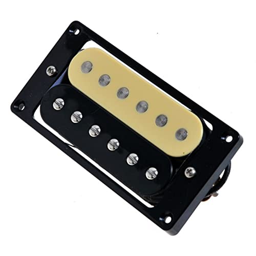 ZENGXUE E-Gitarren-Pickups Double Coil Guitar Pickups Gitarre Zubehör Gelb Schwarz Humbucker Tonabnehmer Set