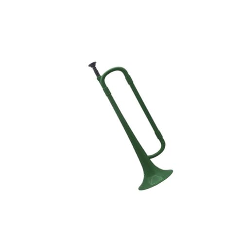 Standard Trompete Jugendtrompete Bb Kunststoff Young Pioneers Horn Studentenhorn bunt Anfänger Blechblasinstrument spielen (Color : Green)