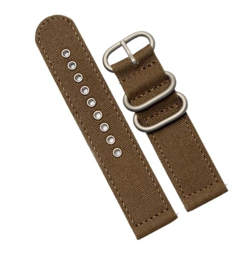 SpaRcz Armband aus Nylon-Canvas mit Schnellverschluss, vierfarbiges Armband für Herren, 20-22mm, Farbe 2, 20mm