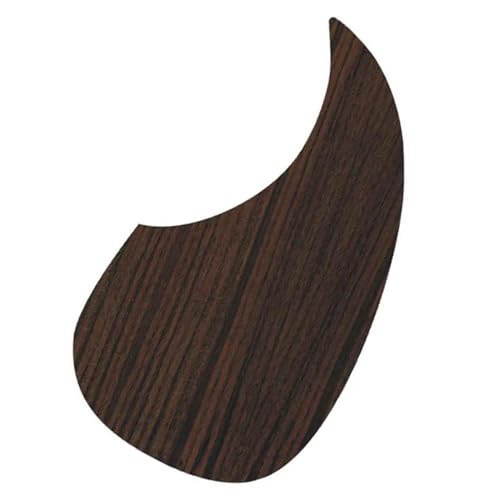 Schlagbrett für Akustikgitarre 1pc Akustische Gitarre Schlagbrett Anti-Scratch Schutz Platte Holzmaserung Selbstklebende Pick Guard Aufkleber Gitarre Zubehör (Color : Dark color)