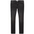 TOM TAILOR DENIM Herren Culver Skinny Jeans, schwarz, Logo Print, Gr. 31/30