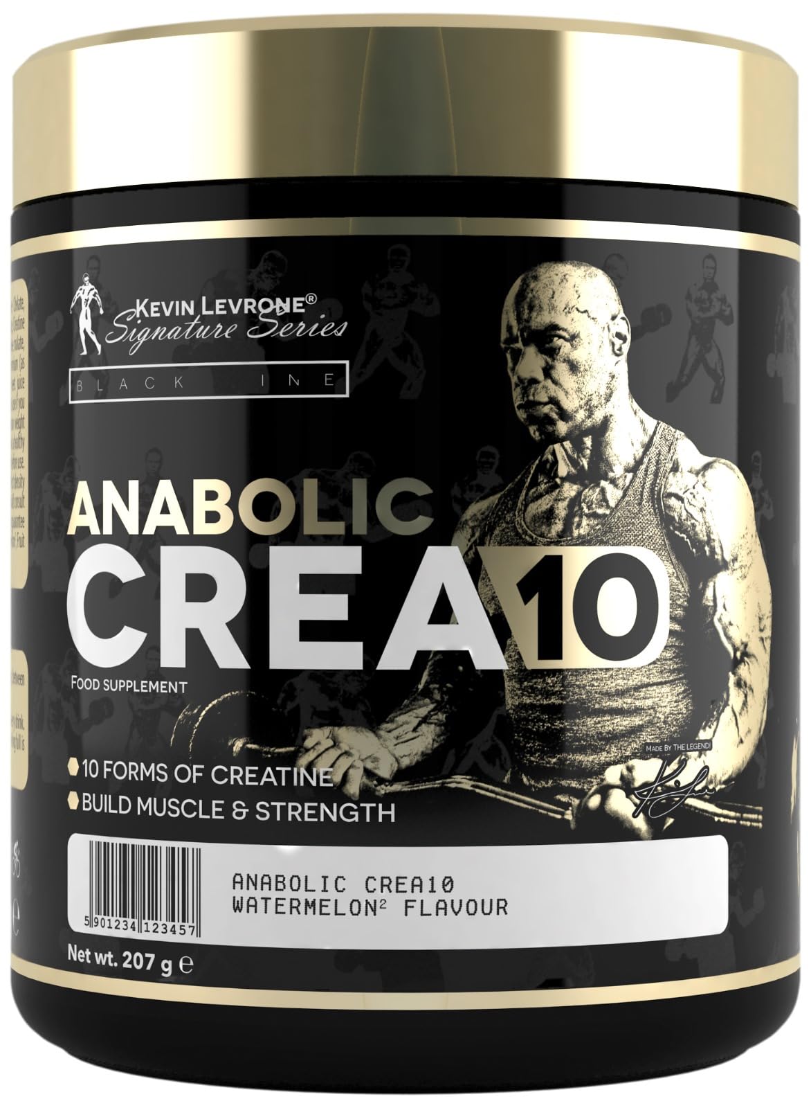 Kevin Levrone Anabolic CREA10-10 Komponenten Creatin für mehr Muskeln und Pump (207g - 234g) (Exotic)