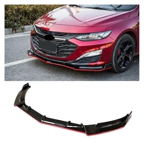 Splitter Für Chevrolet Für Malibu XL 2016-2021 Frontschürze Lip Body Kit Spoiler Splitter Frontlippe(Carbon Look)