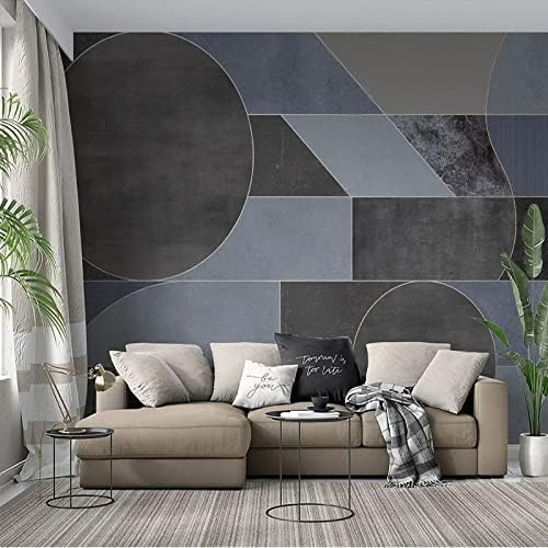 XLMING Abstrakte Geometrie 3D Tapete Home Dekoration Wohnzimmer Sofa Schlafzimmer Tv Hintergrund Wand-430cm×300cm