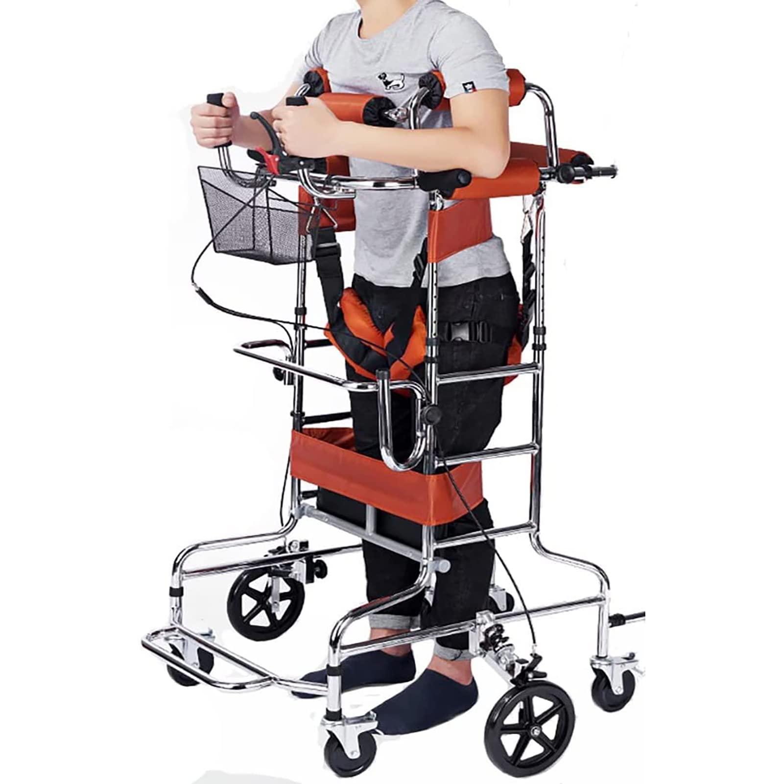 Rollator Walker FüR Senioren, MobilitäTsgeräTe FüR Erwachsene, Aufrechte Gehhilfen FüR Senioren Mit Sitz Und Armlehne HöHenverstellbare Gehhilfe FüR äLtere Menschen