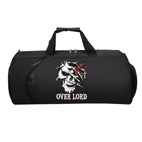 Overlo-rd Cabin Bag Anime, Reisetasche Faltbar Kabinengepäck, HandgepäCk füR Weekender Herren Damen Flugzeug(Black 8)