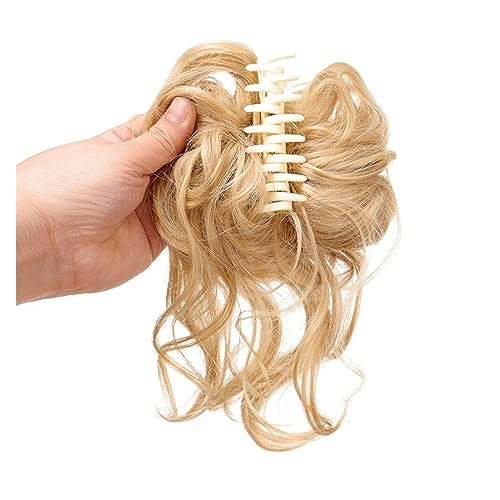 Haarteil Synthetische Chignon-Krallen-Clip-in-Haarteile for unordentliche Dutts, gewellte, lockige Chignon-Haarverlängerungen, zerzauste Hochsteckfrisur-Haarknoten, Pferdeschwanz-Haarteile mit Clip fo