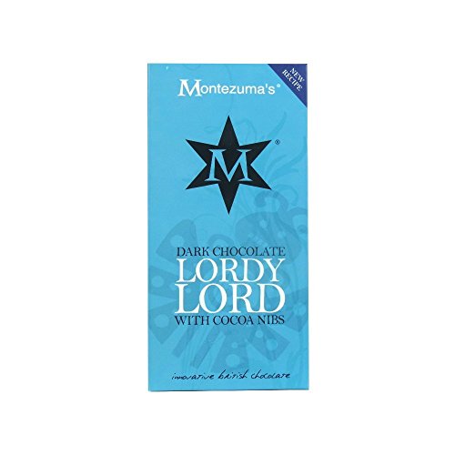 Montezuma's - Lordy Lord - Dark Chocolate with Cocoa Nibs - 100g (Case of 12)