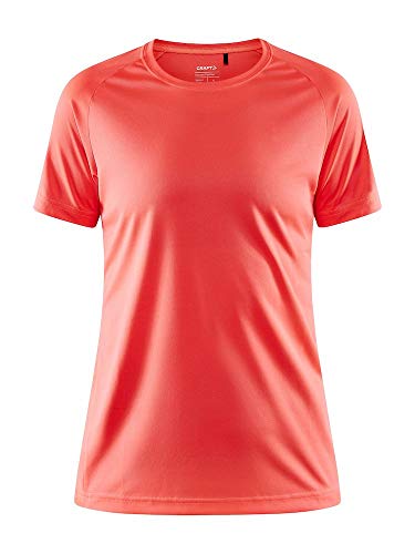 Craft CORE Unify Training Tee W | Sportshirt Damen XS | Crush | Weiches, Funktionelles Recyclingpolyester | Funktionsshirt Damen mit Quick Dry Funktion | Optimaler Feuchtigkeitstransport