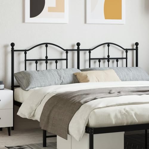 Lauuoeriau Home Items,Metal Headboard Black 180 cm,suit furniture