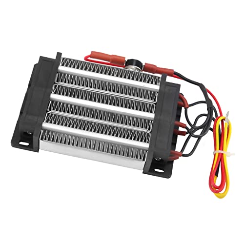 Fafeicy 600W 220V PTC Keramik Lufterhitzer Heizelement, hochtemperaturbeständiger Draht Keramik Lufterhitzer, Kleinraum Auto Lüfter Heizung, 8 * 4 mm Installationsloch