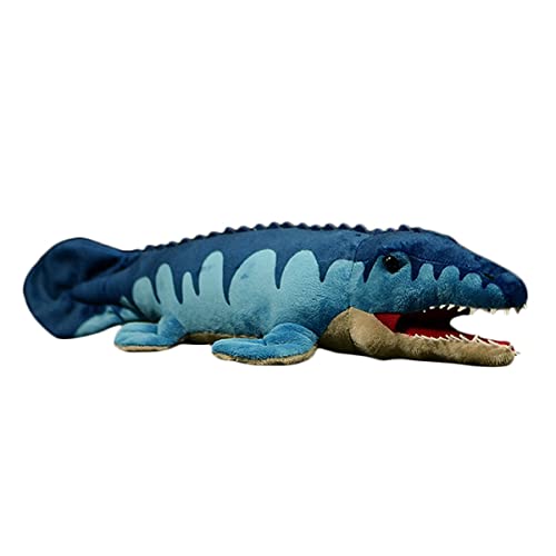 DANAIM Mosasaurus Dinosaurier Plüschtier 18 Zoll Mosasaurus Spielzeug, Dinosaurier Stofftier for Kinder, Baby Geschenk, Wohndekoration, Kuscheltier