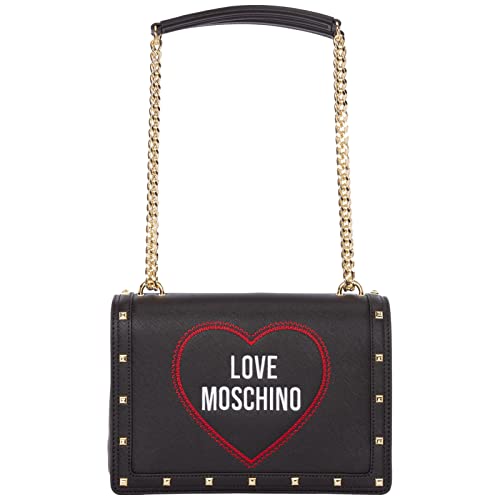 Love Moschino Damen BORSA A SPALLA Umhngetasche, Schwarz, Einheitsgröße