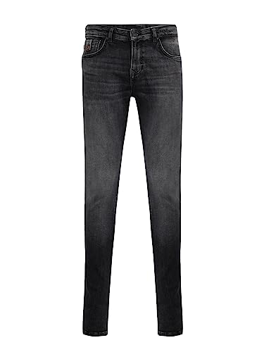 LTB Jeans Herren Jeans Joshua - Jeans Herren Schlank aus Baumwollmischung Slim Denim Dunkel mit Reißverschluss Mittlere Taille - Grau