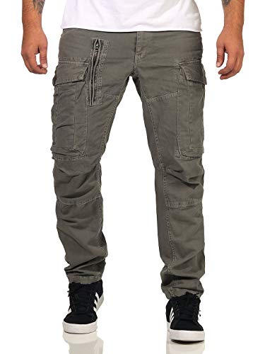 Jet Lag Herren Cargohose 20-740 Outdoor Seitentaschen Männerhose Dark Grey W44