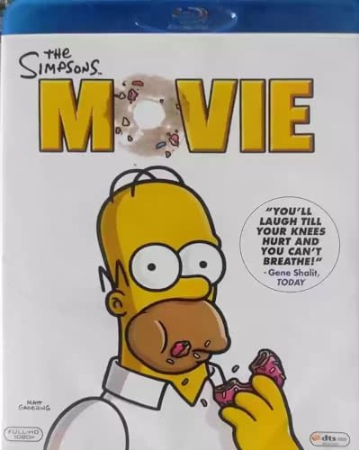 The Simpsons Movie Blu Ray Disc [Blu-ray] [UK Import]