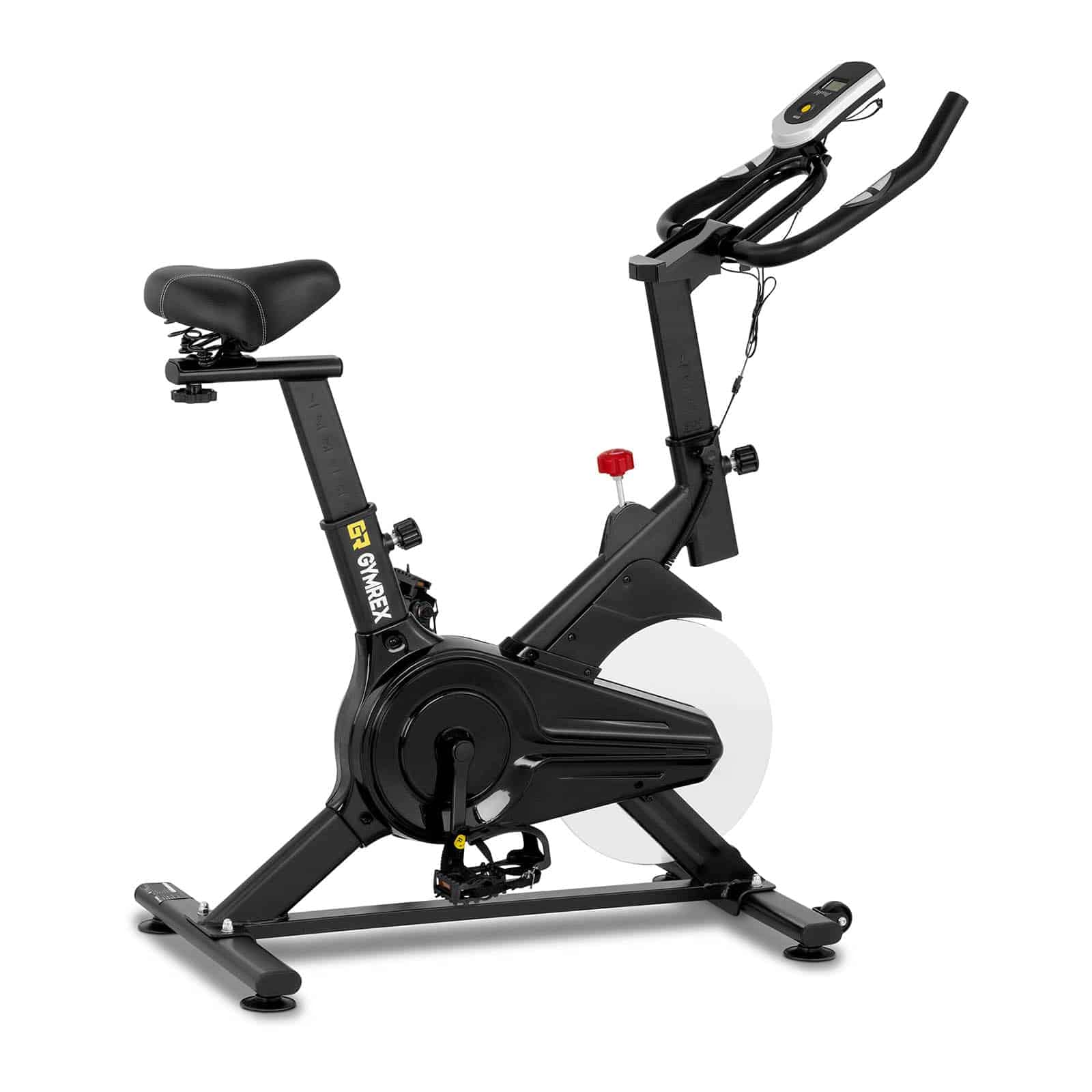 Gymrex GR-MG121 Heimtrainer Schwungmasse 6 kg LCD Hometrainer Heimtrainer Fahrrad Indoor Cycle Hometrainer Fahrrad