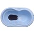 Rotho Babydesign TOP Badewanne, Mit Antirutschmatte und Ablaufstöpsel, 0-12 Monate, Sky Blue (Hellblau), 20001 0289