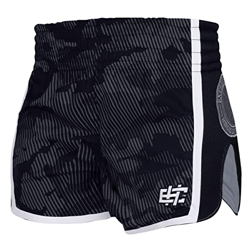 Extreme Hobby Muay Thai Shorts Havoc, Ultraleichte Thaibox Hose für Herren Rip-Stop-Gewebe, Hohe Atmungsaktivität