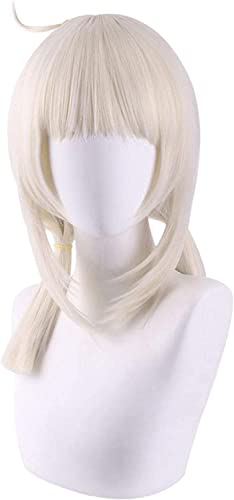 Anime cosplay perücke Genshin Schlagspiel KLEE Cosplay Perücke Haar Doppel Ponytail Anime Perücke Disfraz de Halloween para Mujer