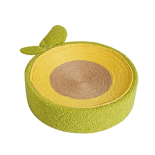 Avocado Cat Scratching Board Claw Grinder Sisal Cat Scratcher Wear-resistant Cat Scraper Cat Bed Protecting Furniture Cat Scratching Board Large For Indoor Cats Cat Scratcher Board For Indoor Cats Cat