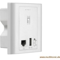 N300 PoE Wireless Access Point, In-Wall Mount, Controller Managed Hersteller: LEVELONE (WAP-6221)