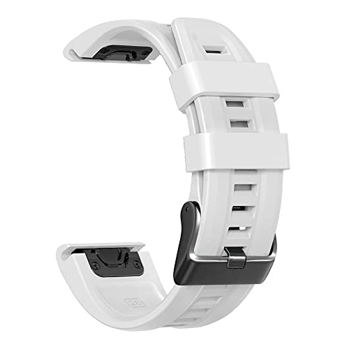 NEYENS 22 x 26 mm Smartwatch-Armbänder für Garmin Fenix 7 7X Silikonarmbänder Schnellverschluss Uhrenarmband Fenix 6X 5X 6 5 Plus/945 Armband Correa, 26mm Descent Mk2 MK1, Achat