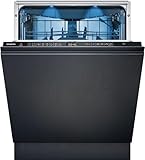 Siemens SX65EX07CE, iQ500 Smarter Geschirrspüler Vollintegriert, XXL, Besteckschublade, Made in Germany, glassZone, extra leise, aquaStop, varioSpeed Kurzprogramm, mit Innenbeleuchtung