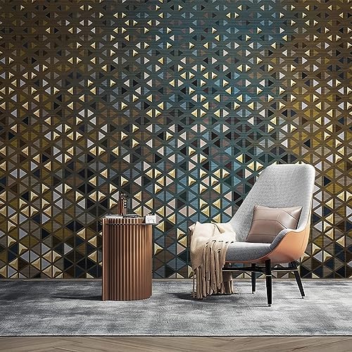 XLMING Licht Geometrische Kunst 3D Tapete Home Dekoration Wohnzimmer Sofa Schlafzimmer Tv Hintergrund Wand-430cm×300cm