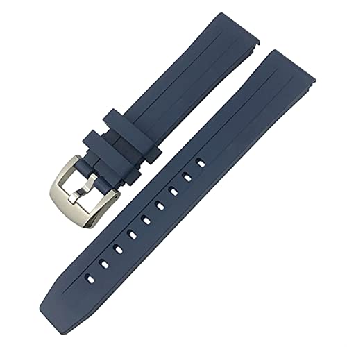 YIHANSS Für Tissot 1853 Seastar T120 T114 Armband Gummi Sport Tauchen Schwarz Blau Weiches Uhrenarmband Silikon Gummi 19mm 20mm Armband